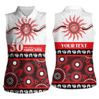 Dragons NAIDOC Week Personalised Women Sleeveless Polo Shirt Aboriginal Torres Strait Islanders Vibe