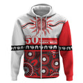 Dragons NAIDOC Week Personalised Zip Hoodie Aboriginal Torres Strait Islanders Vibe