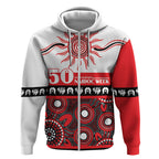 Dragons NAIDOC Week Personalised Zip Hoodie Aboriginal Torres Strait Islanders Vibe