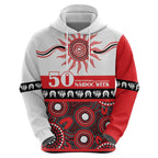 Dragons NAIDOC Week Personalised Zip Hoodie Aboriginal Torres Strait Islanders Vibe