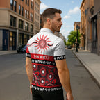 Dragons NAIDOC Week Personalised Zipper Polo Shirt Aboriginal Torres Strait Islanders Vibe