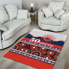 Roosters NAIDOC Week Area Rug Aboriginal Torres Strait Islanders Vibe