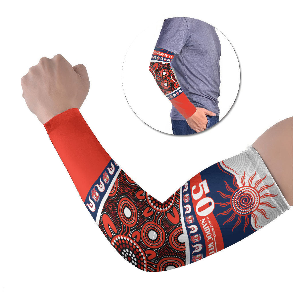 Roosters NAIDOC Week Personalised Arm Sleeves Aboriginal Torres Strait Islanders Vibe