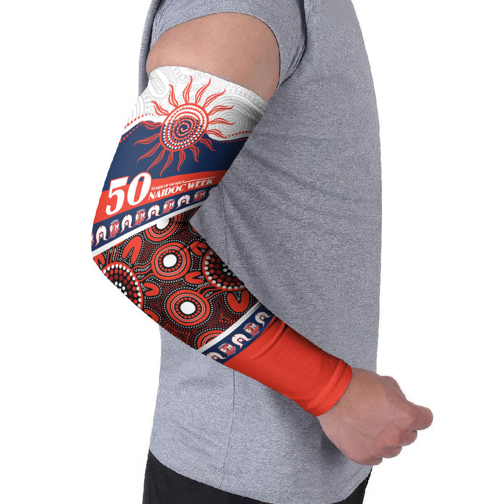 Roosters NAIDOC Week Personalised Arm Sleeves Aboriginal Torres Strait Islanders Vibe