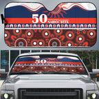 Roosters NAIDOC Week Auto Sun Shade Aboriginal Torres Strait Islanders Vibe