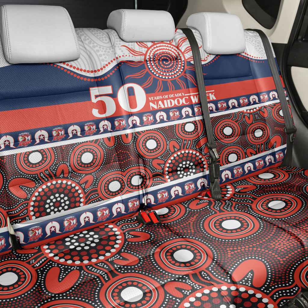 Roosters NAIDOC Week Back Car Seat Cover Aboriginal Torres Strait Islanders Vibe