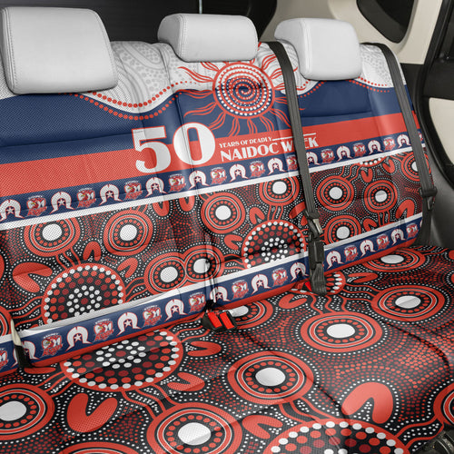 Roosters NAIDOC Week Back Car Seat Cover Aboriginal Torres Strait Islanders Vibe