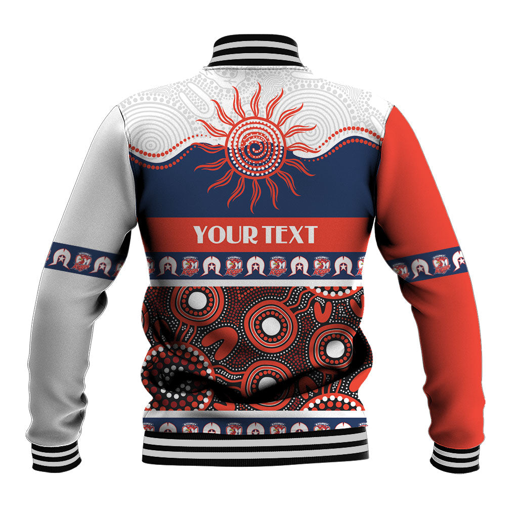 Roosters NAIDOC Week Personalised Baseball Jacket Aboriginal Torres Strait Islanders Vibe