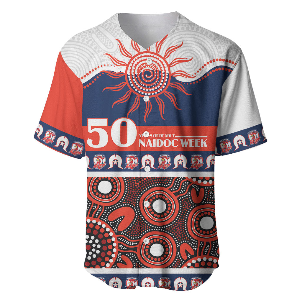 Roosters NAIDOC Week Personalised Baseball Jersey Aboriginal Torres Strait Islanders Vibe