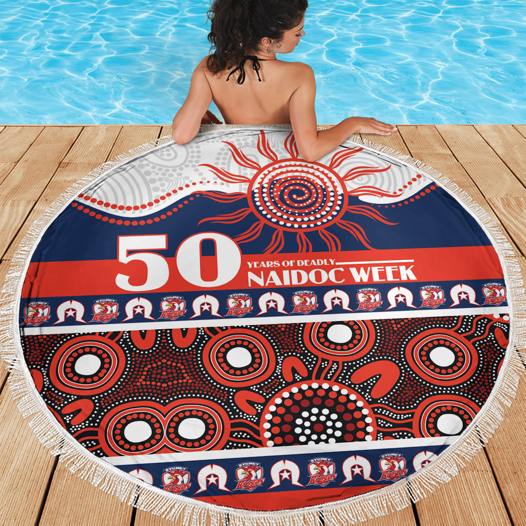 Roosters NAIDOC Week Beach Blanket Aboriginal Torres Strait Islanders Vibe