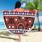 Roosters NAIDOC Week Beach Blanket Aboriginal Torres Strait Islanders Vibe