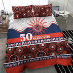 Roosters NAIDOC Week Bedding Set Aboriginal Torres Strait Islanders Vibe