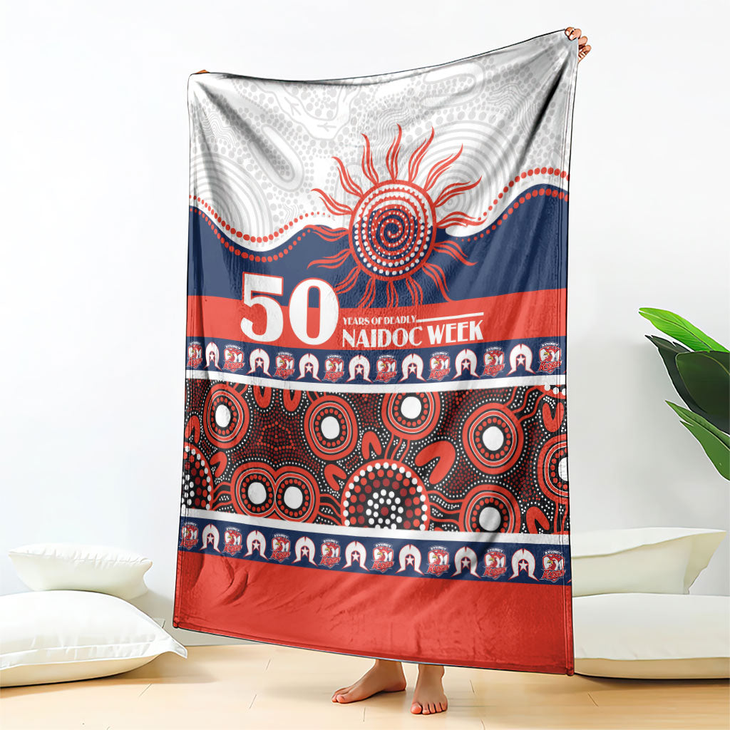 Roosters NAIDOC Week Blanket Aboriginal Torres Strait Islanders Vibe