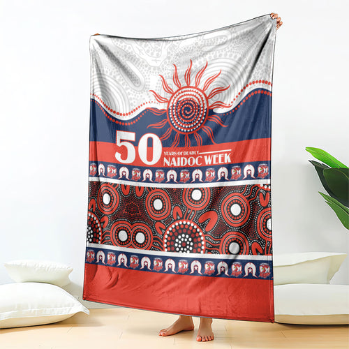 Roosters NAIDOC Week Blanket Aboriginal Torres Strait Islanders Vibe