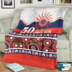 Roosters NAIDOC Week Blanket Aboriginal Torres Strait Islanders Vibe