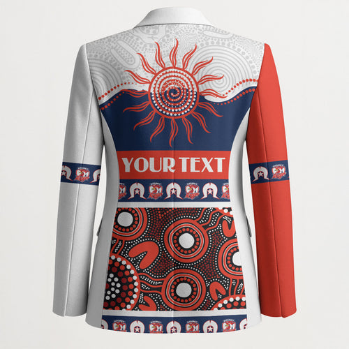 Roosters NAIDOC Week Personalised Blazer Aboriginal Torres Strait Islanders Vibe