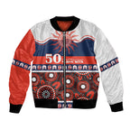 Roosters NAIDOC Week Personalised Bomber Jacket Aboriginal Torres Strait Islanders Vibe