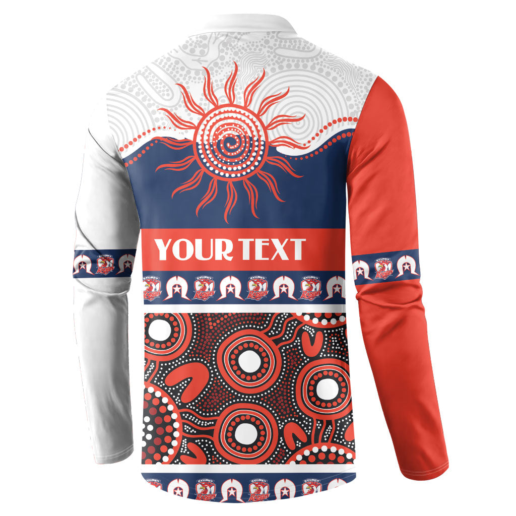 Roosters NAIDOC Week Personalised Button Sweatshirt Aboriginal Torres Strait Islanders Vibe