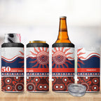 Roosters NAIDOC Week Personalised 4 in 1 Can Cooler Tumbler Aboriginal Torres Strait Islanders Vibe