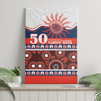 Roosters NAIDOC Week Canvas Wall Art Aboriginal Torres Strait Islanders Vibe