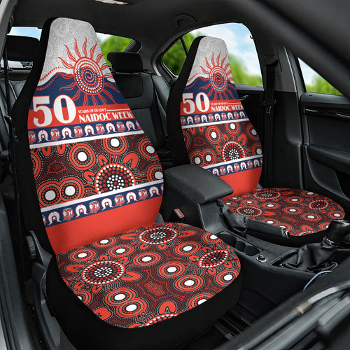 Roosters NAIDOC Week Car Seat Cover Aboriginal Torres Strait Islanders Vibe