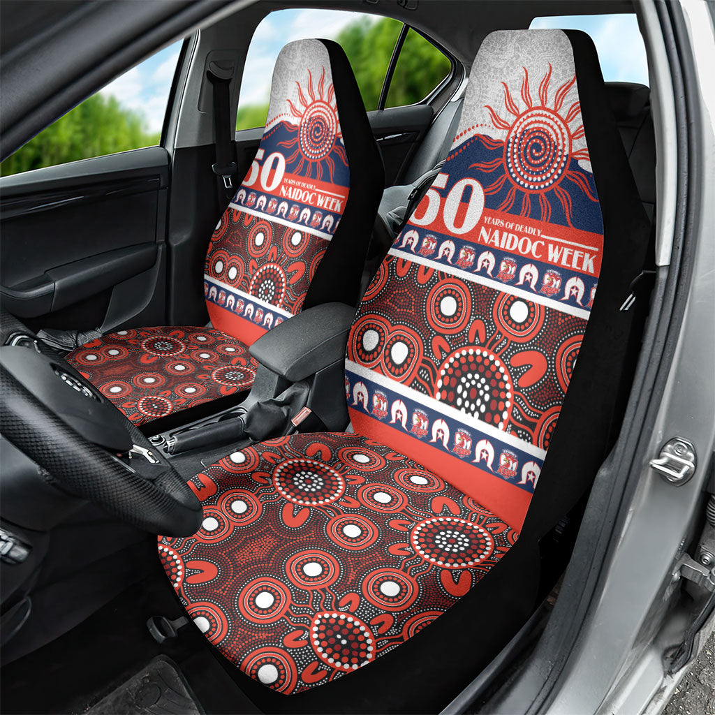 Roosters NAIDOC Week Car Seat Cover Aboriginal Torres Strait Islanders Vibe