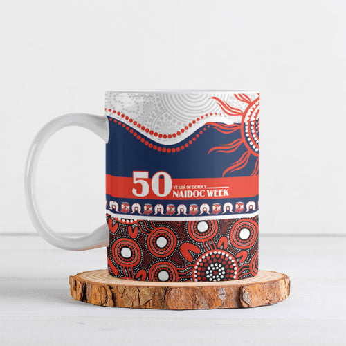 Roosters NAIDOC Week Personalised Ceramic Mug Aboriginal Torres Strait Islanders Vibe