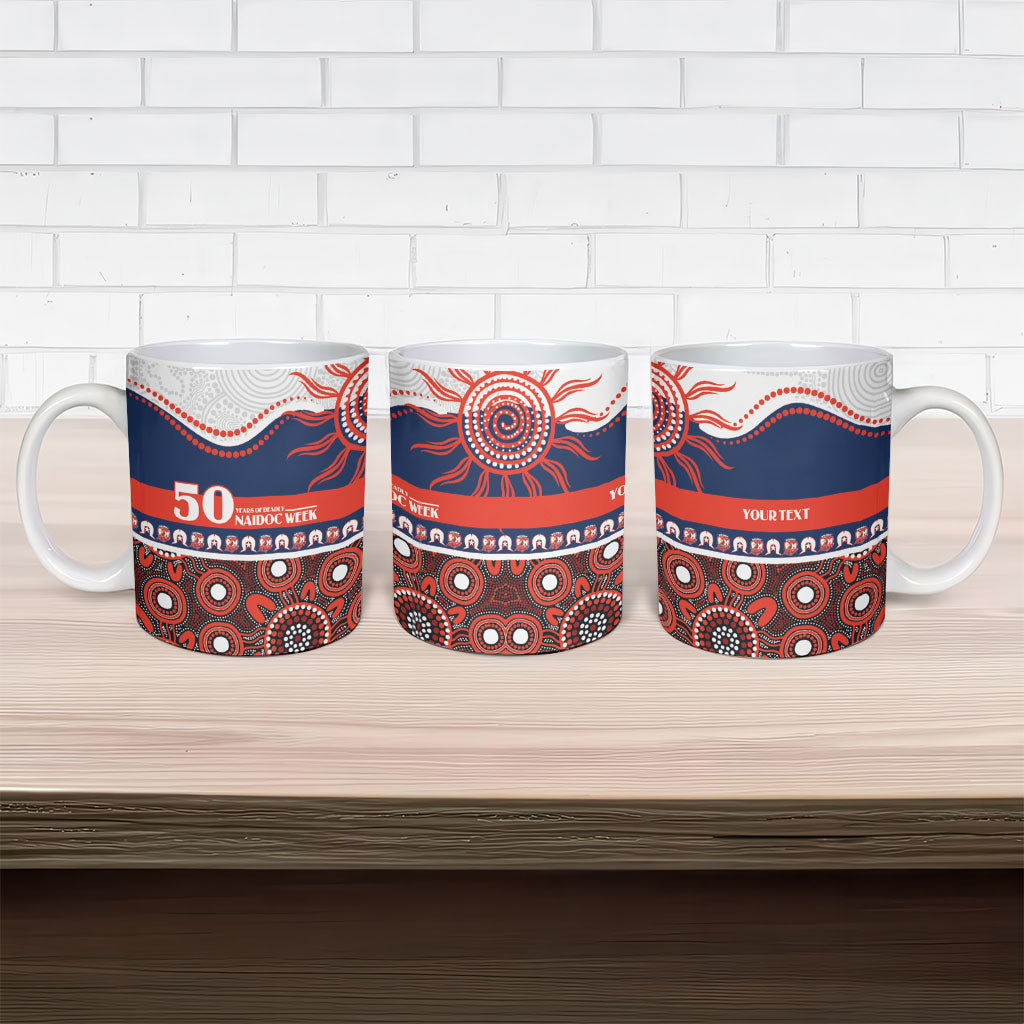 Roosters NAIDOC Week Personalised Ceramic Mug Aboriginal Torres Strait Islanders Vibe