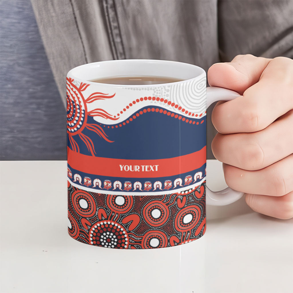 Roosters NAIDOC Week Personalised Ceramic Mug Aboriginal Torres Strait Islanders Vibe