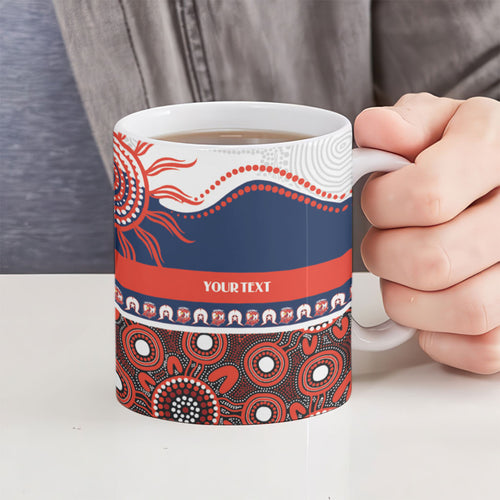 Roosters NAIDOC Week Personalised Ceramic Mug Aboriginal Torres Strait Islanders Vibe