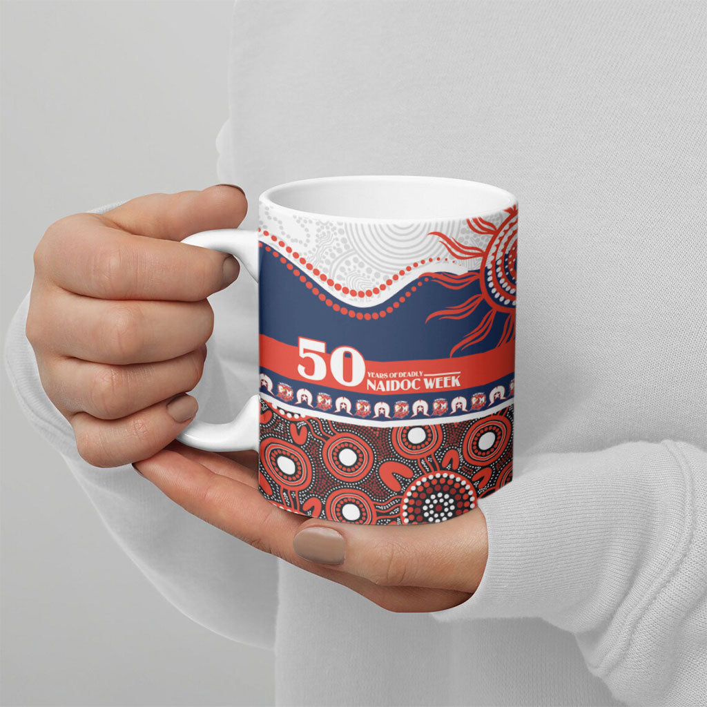 Roosters NAIDOC Week Personalised Ceramic Mug Aboriginal Torres Strait Islanders Vibe