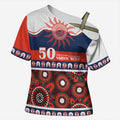 Roosters NAIDOC Week Personalised Cross Shoulder Shirt Aboriginal Torres Strait Islanders Vibe