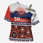Roosters NAIDOC Week Personalised Cross Shoulder Shirt Aboriginal Torres Strait Islanders Vibe