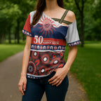 Roosters NAIDOC Week Personalised Cross Shoulder Shirt Aboriginal Torres Strait Islanders Vibe
