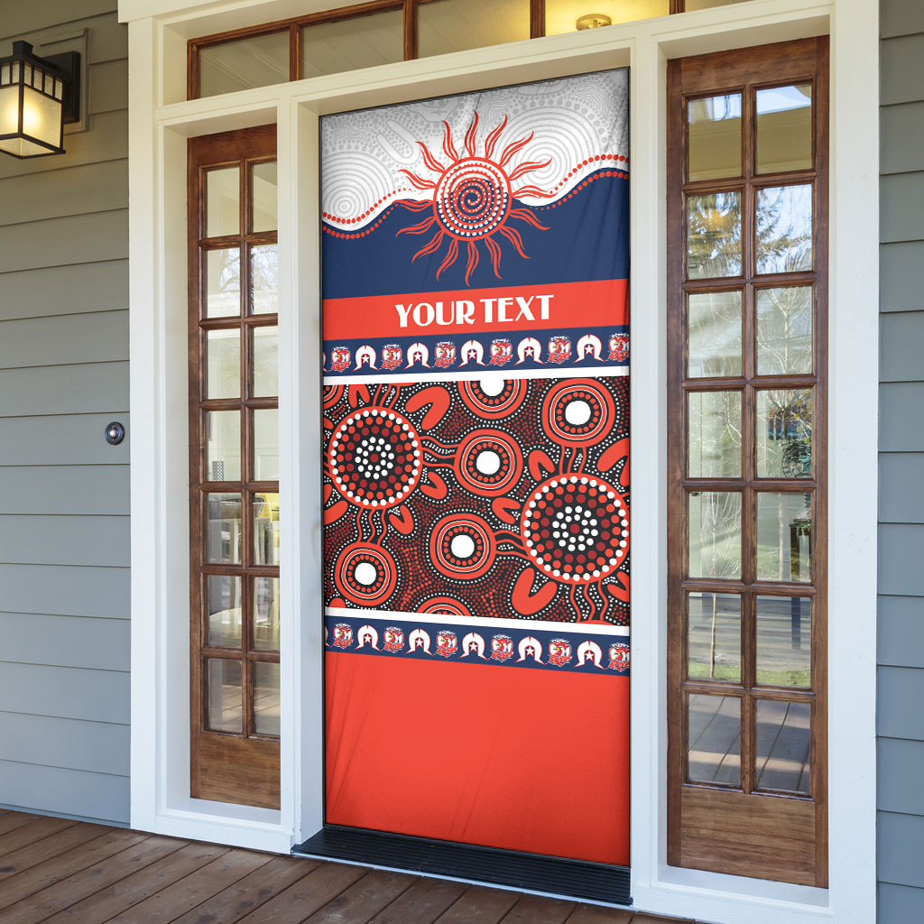 Roosters NAIDOC Week Personalised Door Cover Aboriginal Torres Strait Islanders Vibe