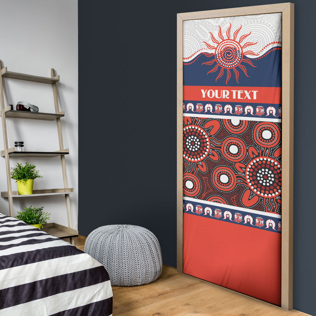 Roosters NAIDOC Week Personalised Door Cover Aboriginal Torres Strait Islanders Vibe