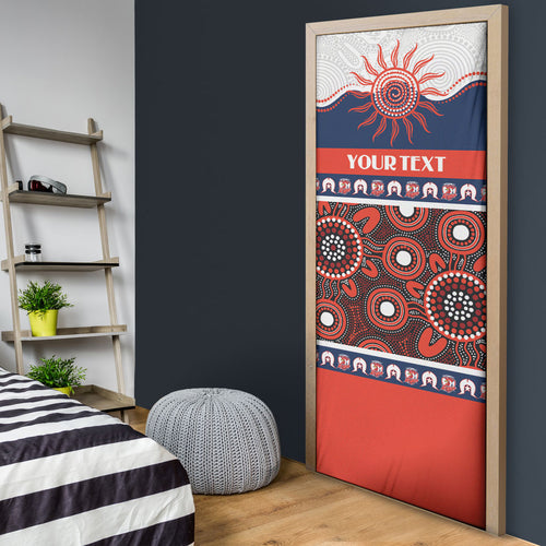 Roosters NAIDOC Week Personalised Door Cover Aboriginal Torres Strait Islanders Vibe
