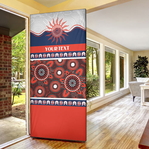 Roosters NAIDOC Week Personalised Door Cover Aboriginal Torres Strait Islanders Vibe