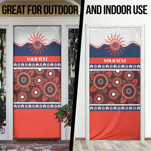 Roosters NAIDOC Week Personalised Door Cover Aboriginal Torres Strait Islanders Vibe