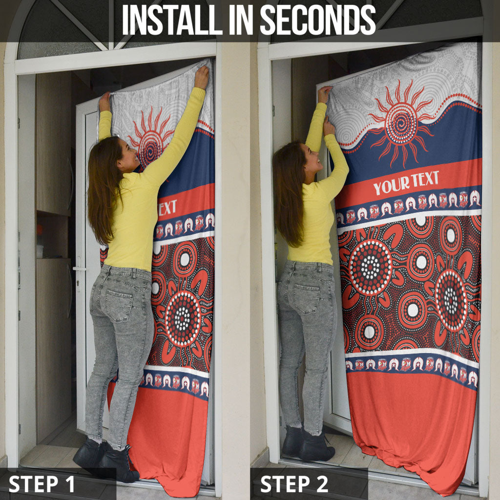 Roosters NAIDOC Week Personalised Door Cover Aboriginal Torres Strait Islanders Vibe