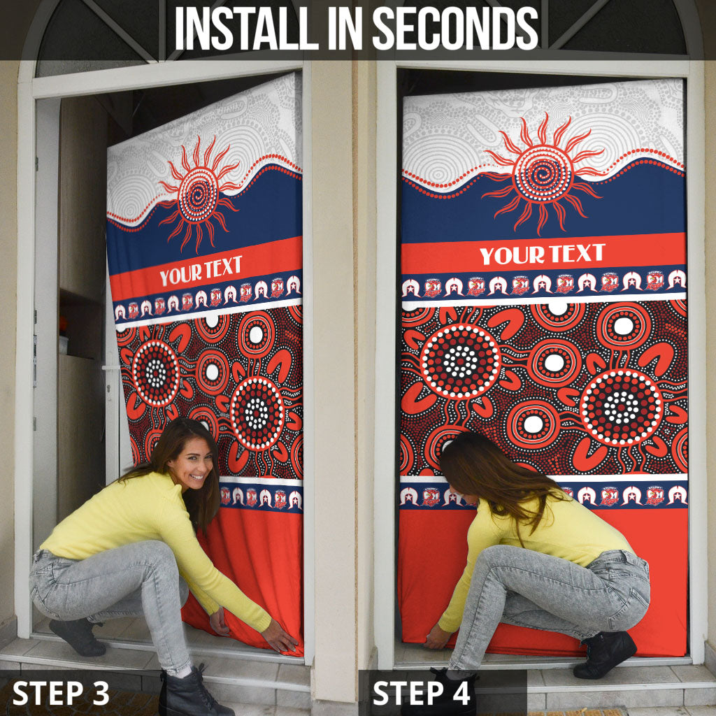 Roosters NAIDOC Week Personalised Door Cover Aboriginal Torres Strait Islanders Vibe