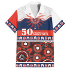 Roosters NAIDOC Week Personalised Family Matching Short Sleeve Bodycon Dress and Hawaiian Shirt Aboriginal Torres Strait Islanders Vibe