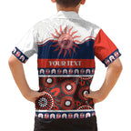 Roosters NAIDOC Week Personalised Family Matching Tank Maxi Dress and Hawaiian Shirt Aboriginal Torres Strait Islanders Vibe