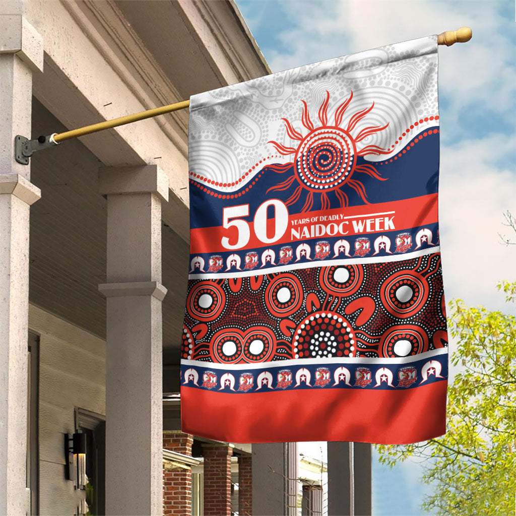Roosters NAIDOC Week Garden Flag Aboriginal Torres Strait Islanders Vibe