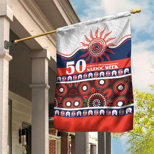 Roosters NAIDOC Week Garden Flag Aboriginal Torres Strait Islanders Vibe
