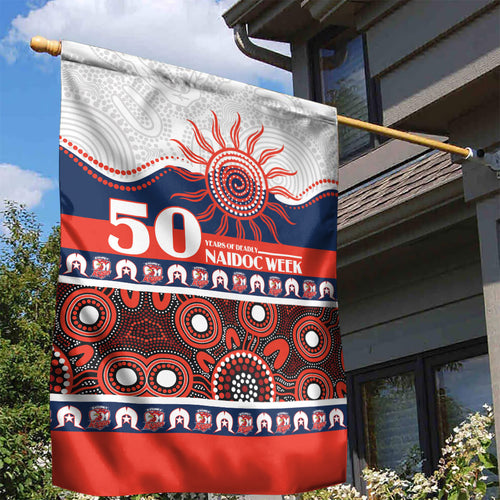 Roosters NAIDOC Week Garden Flag Aboriginal Torres Strait Islanders Vibe