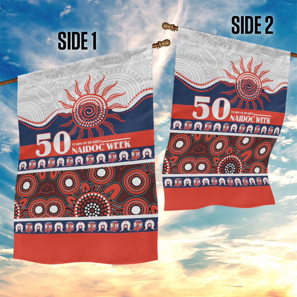Roosters NAIDOC Week Garden Flag Aboriginal Torres Strait Islanders Vibe