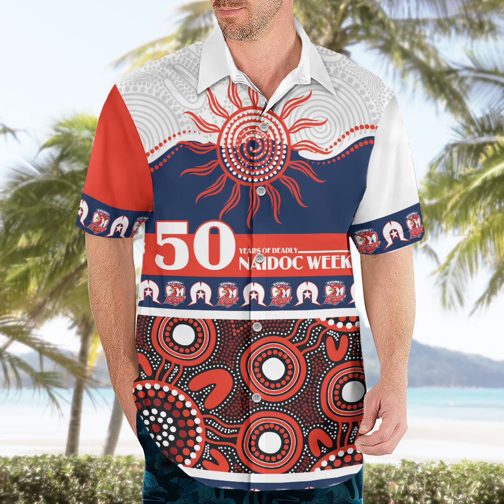 Roosters NAIDOC Week Personalised Hawaiian Shirt Aboriginal Torres Strait Islanders Vibe