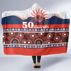 Roosters NAIDOC Week Hooded Blanket Aboriginal Torres Strait Islanders Vibe