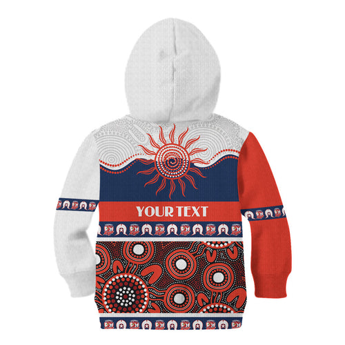 Roosters NAIDOC Week Personalised Kid Hoodie Aboriginal Torres Strait Islanders Vibe